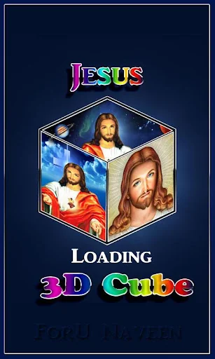 Jesus 3D Cube HD LiveWallpaper