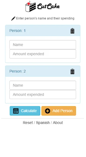 Expenses Splitter - CutCake