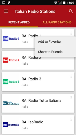 Italian Radio Stations