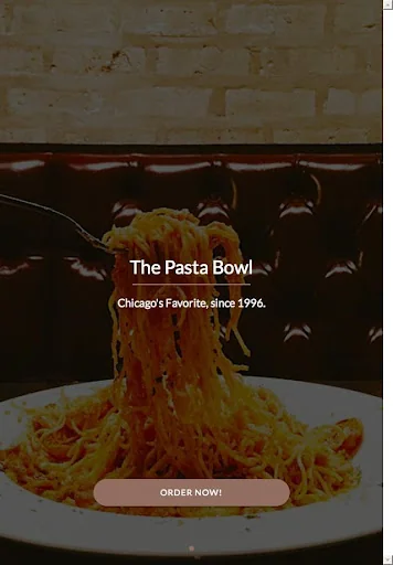 The Pasta Bowl