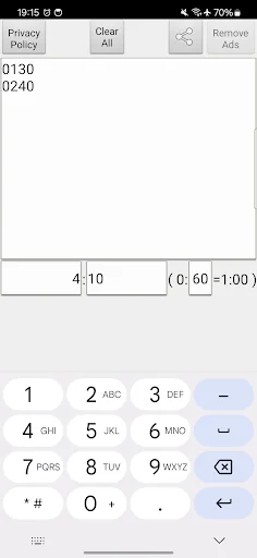 Total Time Calculator
