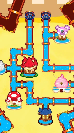 Plumber World : connect pipes
