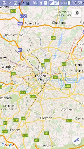 Tube Range Map (London)