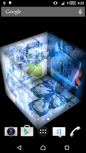 Ice Cubes Live Wallpaper