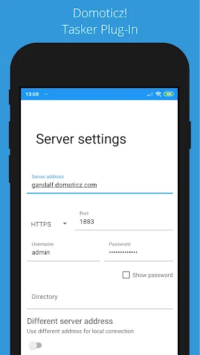Domoticz Plug-In for Tasker