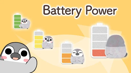 Battery widget Pesoguin