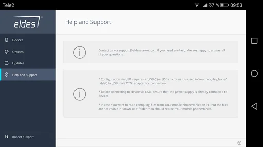 Eldes Utility tool
