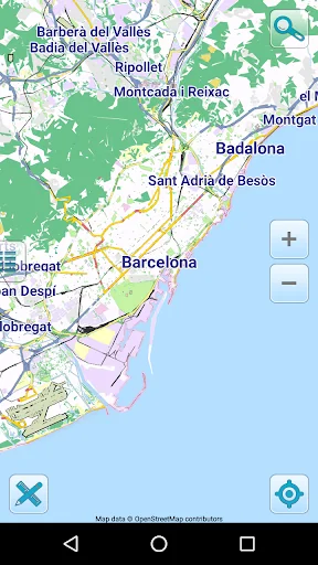 Map of Barcelona offline