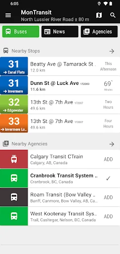 East Kootenay Bus - MonTransit