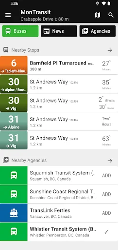 Whistler TS Bus - MonTransit