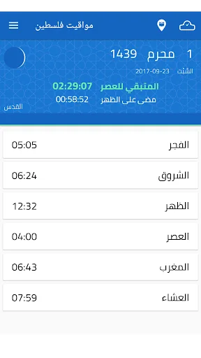 مواقيت فلسطين