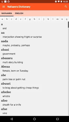 Nafaanra Dictionary