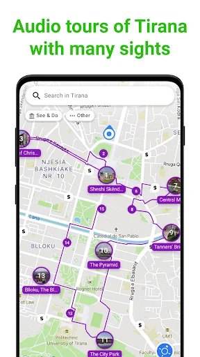 Tirana Tour Guide:SmartGuide