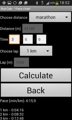 RunCalc - Running Calculator
