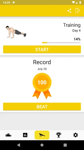 Push Up  -  21 Day Challenge