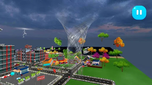 Tornado Rain and Thunder Sim