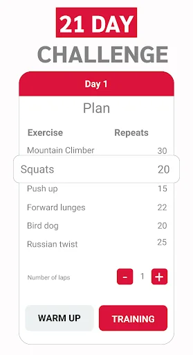 Lose weight - 21 day challenge