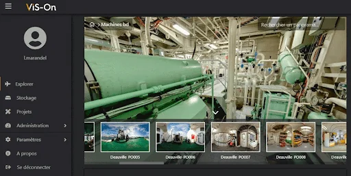 VIS-On: Virtual Tours 360