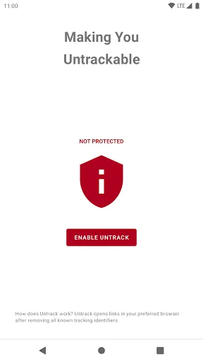 Untrack: Stop Link Tracking
