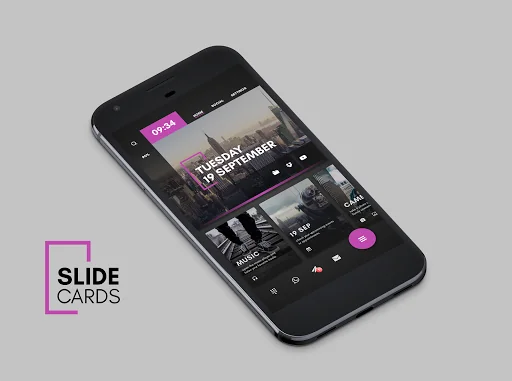 Slide Cards Theme for KLWP