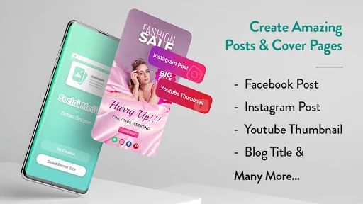 Social media banner designer