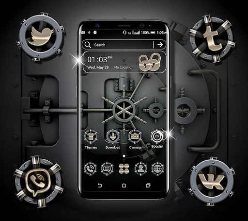 Safe Vault Launcher Theme