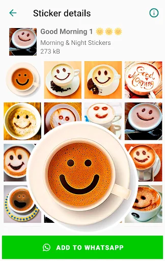 Good Morning Stickers