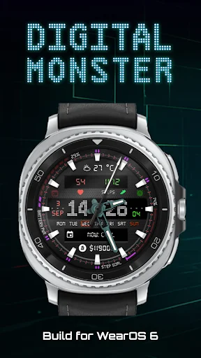 Digital Monster Watch Face