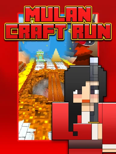 3D Craft Run Mulan