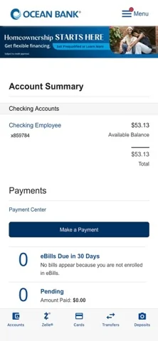 Ocean Bank Mobile Banking