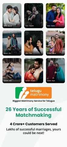 Telugu Matrimony-Matrimony App