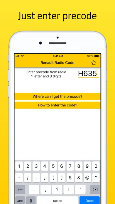 Radio Code for Renault