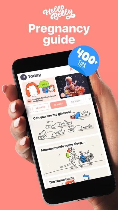 Hello Belly приложение для мам