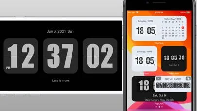 Flip Uhr - Digitale Widgets
