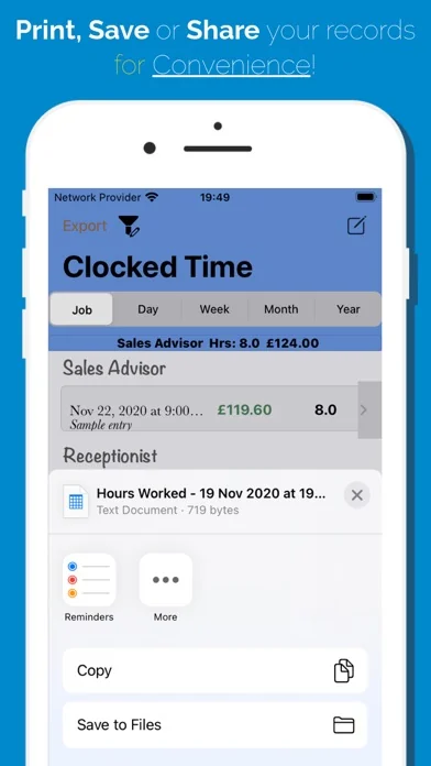 HoursTracker - Clock-in