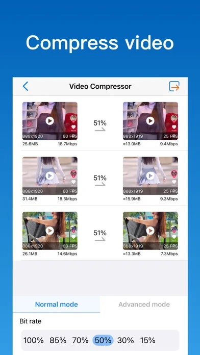 Video kompressor - Schrumpfen
