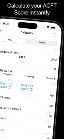 ACFT Calculator and Resources