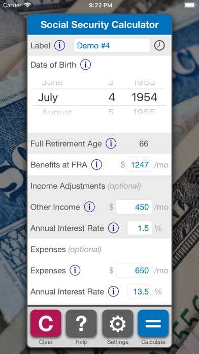Social Security Calculator