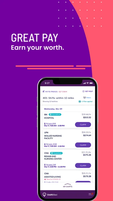 ShiftMed - Nursing Jobs App