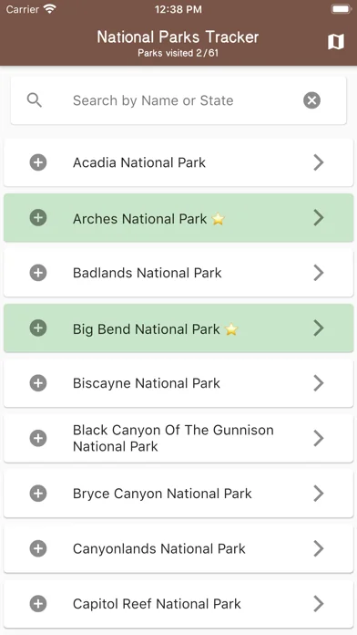 National Parks Tracker