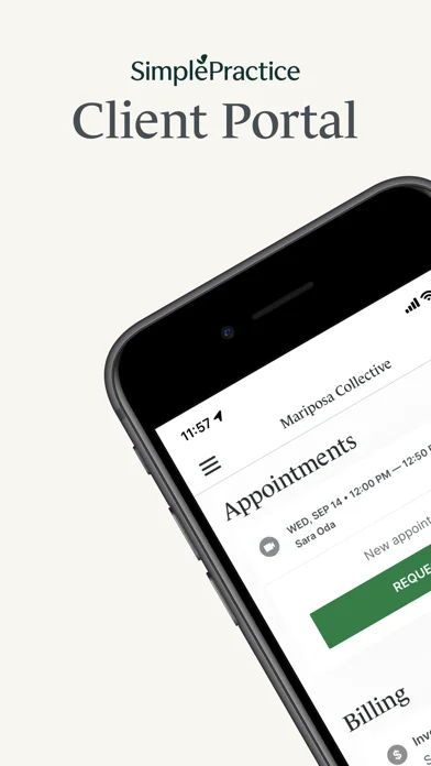 SimplePractice Client Portal