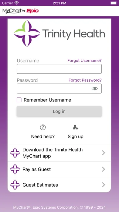 Trinity Health MyChart