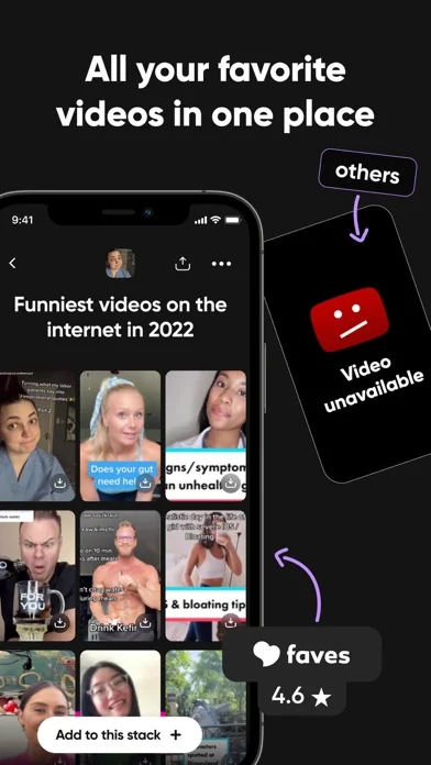 Faves - cloud video storage