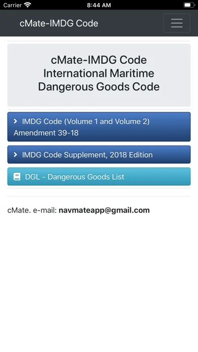 cMate-IMDG Code