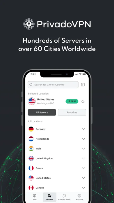 PrivadoVPN Fast VPN and Proxy screenshot 2