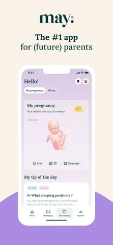 May – Baby, parents