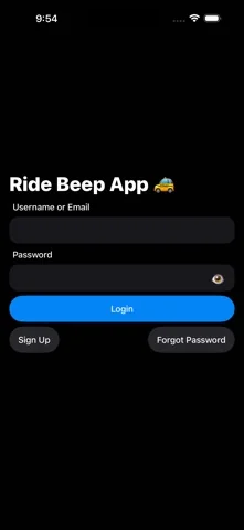 Ride Beep App