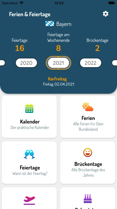 Deutsche Ferien & Feiertage
