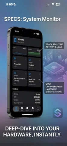 Specs: Device Info & Widget