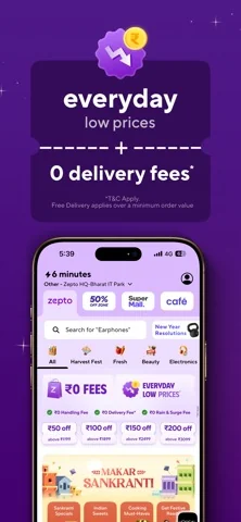 Zepto: Groceries in minutes